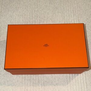 Hermès Orange Box with ribbon